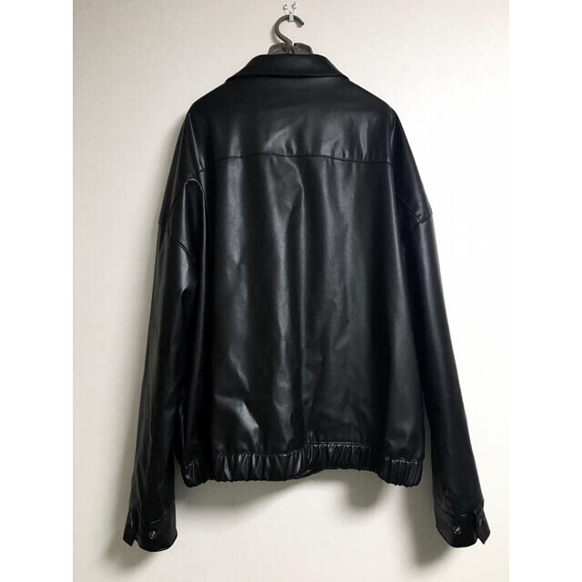 leather blouson メンズのジャケット/アウター(ブルゾン)の商品写真