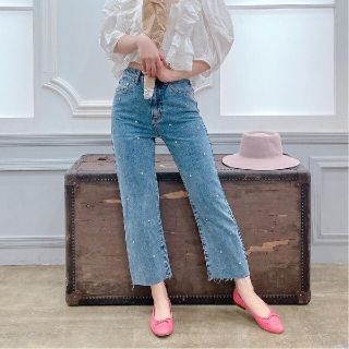 チェスティ(Chesty)のタグ付き新品未使用☆メゾンマーブル❤︎キラキラBijoudeDenim❤︎(デニム/ジーンズ)