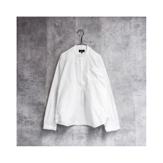 アーペーセー(A.P.C)の【即購入歓迎様専用】A.P.C. アーペーセー ノーカラー ボタン シャツ (シャツ/ブラウス(長袖/七分))