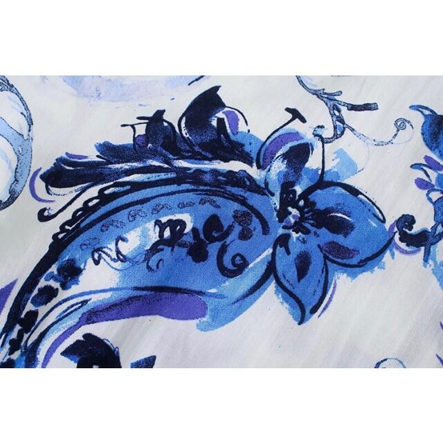 ZARA - 🌰9月新作🌾5586◇blue ブルー フラワー 花柄 ワンピース ZARA - 🌰9月新作🌾5586◇blue ブルー フラワー 花柄 ワンピース