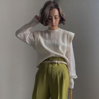 アメリヴィンテージ(Ameri VINTAGE)のなっちん様専用です LAYERED OVER SHOULDER KNIT(ニット/セーター)