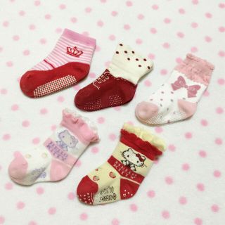 ベビードール(BABYDOLL)のチビGAL♡cute靴下5点set♡BABY DOLL入り♡9〜12cm♡女の子(靴下/タイツ)