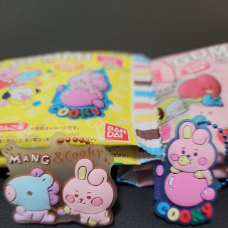 バンダイ(BANDAI)のまろ様専用　　bt21　ラバーマスコット　cooky  MANG(アイドルグッズ)