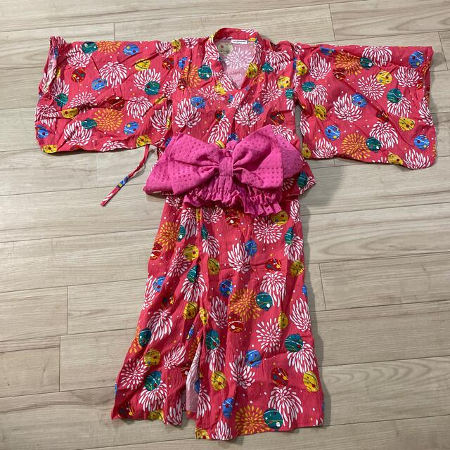 BREEZE(ブリーズ)のAMPERSAND BREEZE 浴衣140女子　 キッズ/ベビー/マタニティのキッズ服女の子用(90cm~)(甚平/浴衣)の商品写真