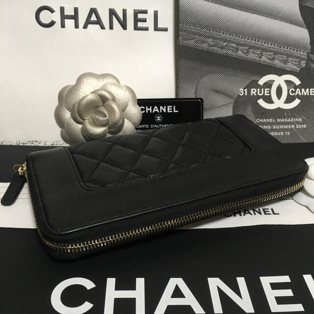 CHANEL(シャネル)のcoco様専用超美品★シャネル 新作 マドモアゼル 長財布 30番台 正規品 レディースのファッション小物(財布)の商品写真