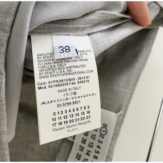 Maison Martin Margiela(マルタンマルジェラ)の美品 Maison Martin Margiela パンツ 38レディース レディースのパンツ(その他)の商品写真