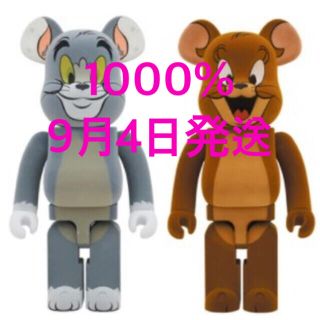 メディコムトイ(MEDICOM TOY)のBE@RBRICK TOM／JERRY フロッキー Ver. 1000％ セット(その他)