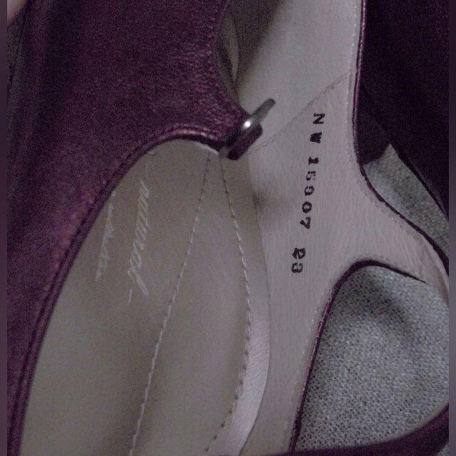 23cmパンプス　ワイン色　ボルドー　バーガンディー　ダークレッド　EIZO  レディースの靴/シューズ(ハイヒール/パンプス)の商品写真