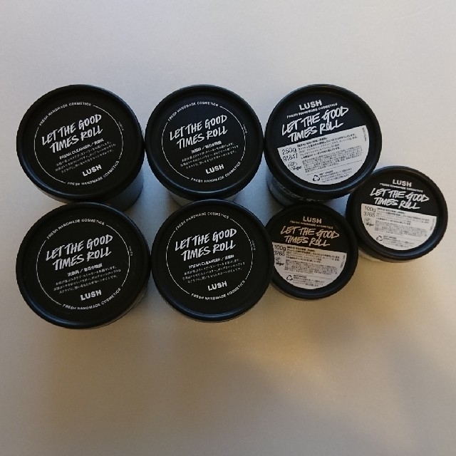 LUSH(ラッシュ)のLUSH 空き容器 7個 コスメ/美容のスキンケア/基礎化粧品(パック/フェイスマスク)の商品写真