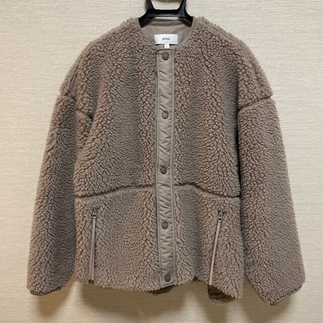 HYKE(ハイク)のHYKE ボアジャケット2020AW　サイズ1 レディースのジャケット/アウター(ブルゾン)の商品写真