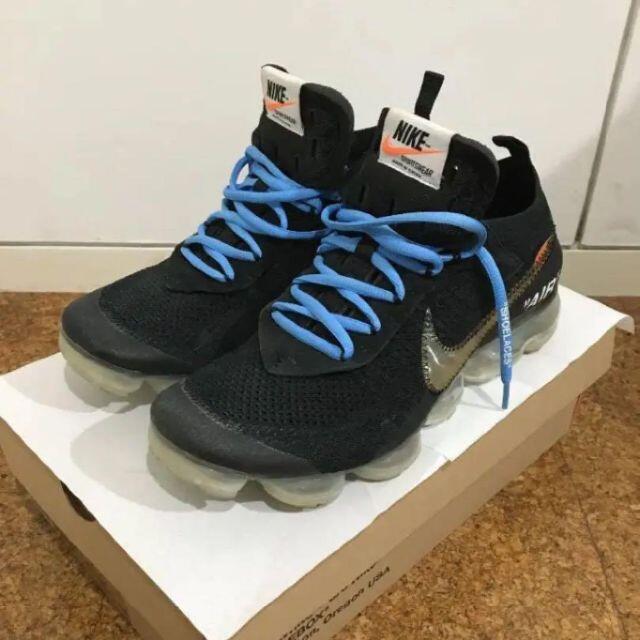 NIKE(ナイキ)のOFF-WHITE × NIKE AIR VAPORMAX ブラック 27.5㎝ メンズの靴/シューズ(スニーカー)の商品写真