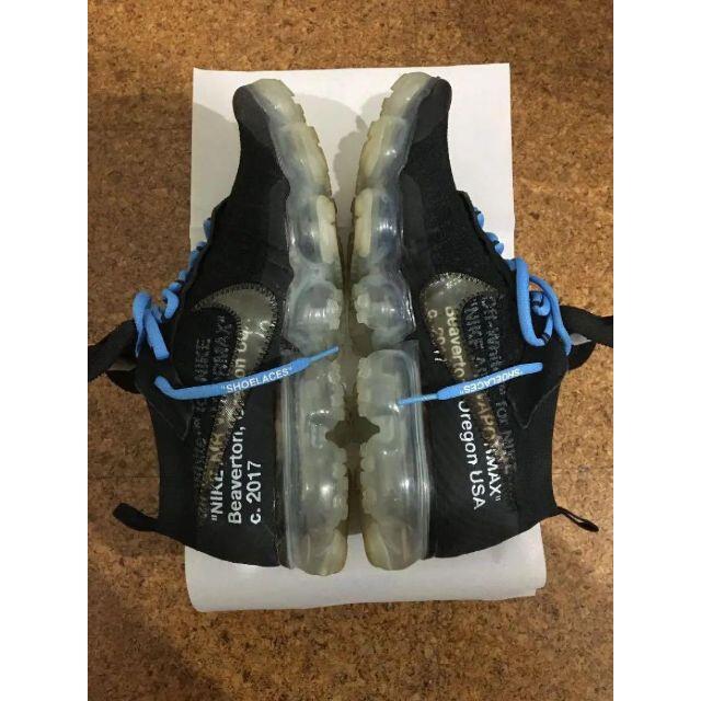 NIKE(ナイキ)のOFF-WHITE × NIKE AIR VAPORMAX ブラック 27.5㎝ メンズの靴/シューズ(スニーカー)の商品写真