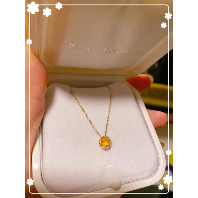 STAR JEWELRY(スタージュエリー)の【超美品】美しい満月とダイヤモンドが輝く☆パワーオンザムーンシリーズネックレス レディースのアクセサリー(ネックレス)の商品写真