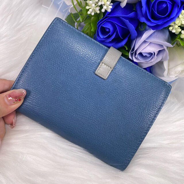 ✨美品✨CELINE セリーヌ ストラップ ミディアムウォレット 2つ折り財布 1