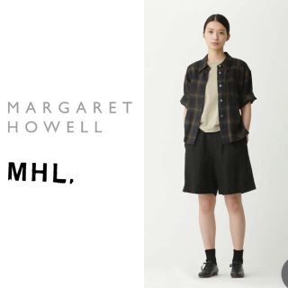 マーガレットハウエル(MARGARET HOWELL)のマーガレットハウエル　2020  マーガレットハウエル　リネン　　シャツ　　美品(シャツ/ブラウス(長袖/七分))