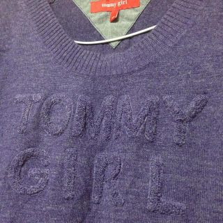 トミーガール(tommy girl)のトミー＊パープルニット(ニット/セーター)