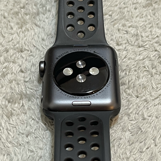 スマホ/家電/カメラApple Watch 3 Nike Cellular 38mm スペースグレイ