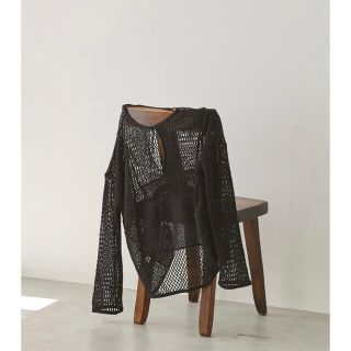 トゥデイフル(TODAYFUL)のPatchwork Mesh Tops TODAYFUL(ニット/セーター)