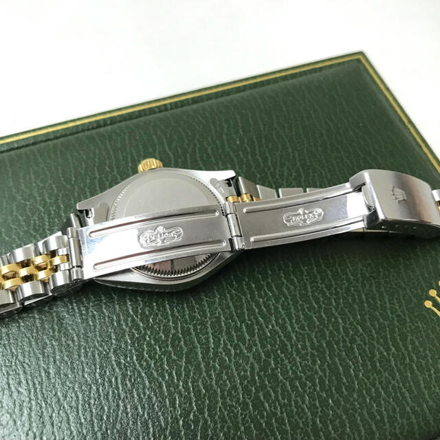 ROLEX(ロレックス)の鑑定済 ロレックス ROLEX オイスターパーペチュアル デイトジャストコンビ レディースのファッション小物(腕時計)の商品写真