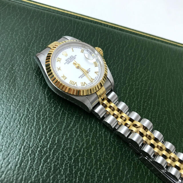 ROLEX(ロレックス)の鑑定済 ロレックス ROLEX オイスターパーペチュアル デイトジャストコンビ レディースのファッション小物(腕時計)の商品写真