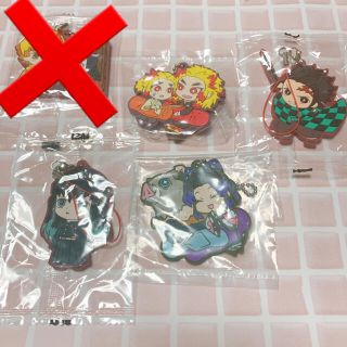 バンダイ(BANDAI)の鬼滅の刃 ラバーストラップ ラバスト　ねずこ　善逸　煉獄　無一郎　炭治郎(キーホルダー)