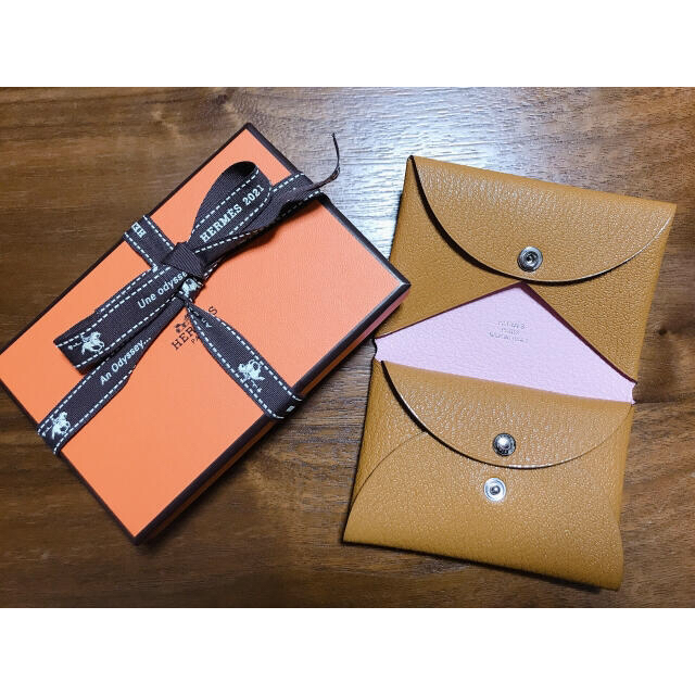 HERMES エルメス カルヴィデュオ ヴェルソ ローズサクラ キャラメル Hermes 全品送料無料