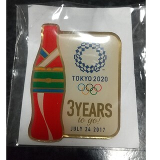 東京オリンピック　コカコーラ3YEARS TO GO！ピンバッジ(バッジ/ピンバッジ)