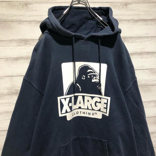 XLARGE(エクストララージ)の【定番デザイン】エクストララージ☆ビックロゴ　ゴリラ　定番　人気カラーパーカー メンズのトップス(パーカー)の商品写真