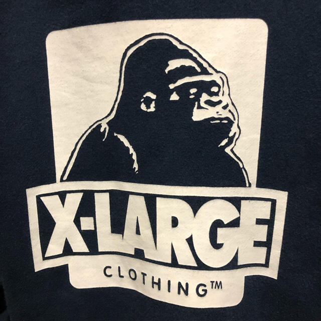 XLARGE(エクストララージ)の【定番デザイン】エクストララージ☆ビックロゴ　ゴリラ　定番　人気カラーパーカー メンズのトップス(パーカー)の商品写真