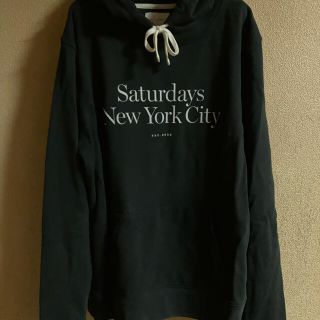 サタデーズサーフニューヨークシティー(SATURDAYS SURF NYC)のサタデーズサーフ　パーカー　黒　M Saturdays surf newyork(パーカー)