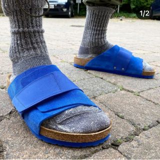 ビルケンシュトック(BIRKENSTOCK)の一時的お値下げ★ BIRKENSTOCK Kyoto Ultra Blue 39(サンダル)