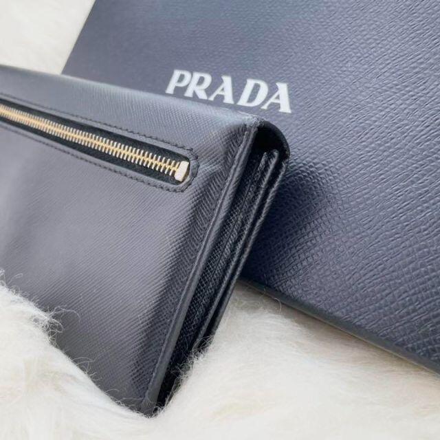 待望☆】 プラダ prada 長財布 サフィアーノ 鑑定済み ✨ほぼ未使用 ...