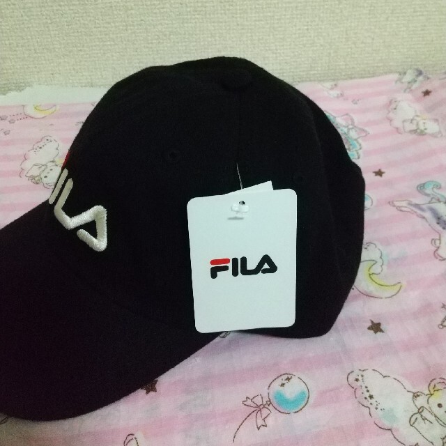 FILA(フィラ)の☆新品☆　FILA 帽子👒　カラーブラック メンズの帽子(キャップ)の商品写真