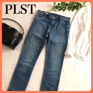 プラステ(PLST)の【スッキリ⭐️綺麗】PLST プラステ　ブルーデニム　スキニーパンツ　24 M(デニム/ジーンズ)