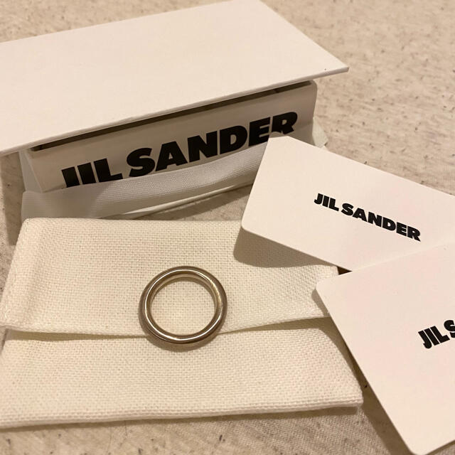 JIL SANDER シルバークラシックリング　M32000円生産国