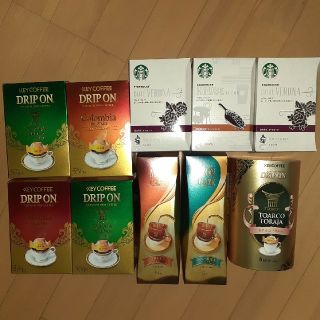 スターバックスコーヒー(Starbucks Coffee)のドリップコーヒー　KEYCOFFEE  MONCAFE  STARBUCKS(コーヒー)