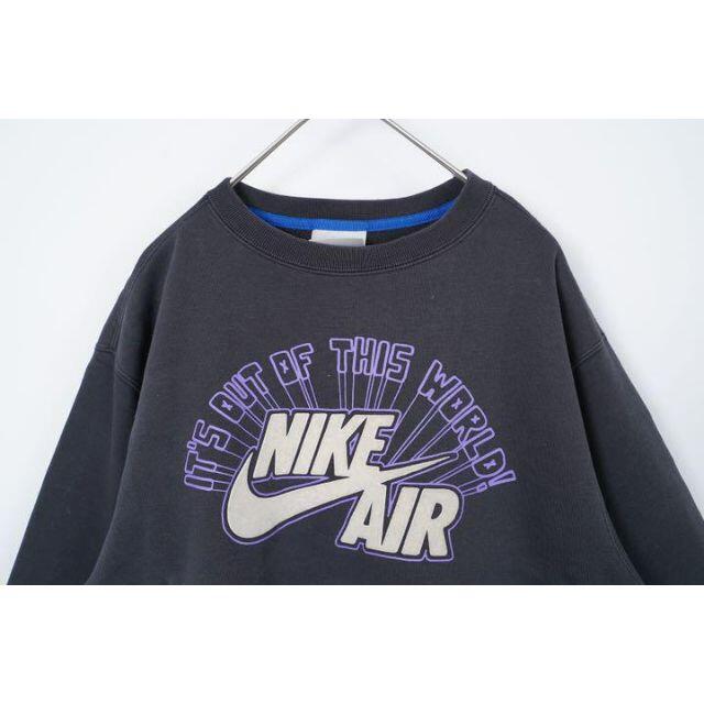 NIKE - 【激レア‼︎】NIKE♧黒紫 ポップロゴ スウォッシュ スウェット