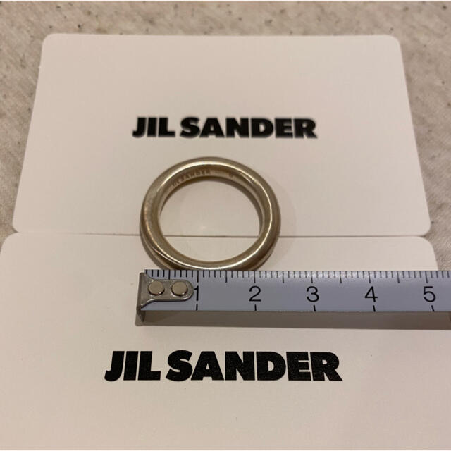 Jil Sander - JIL SANDER シルバークラシックリング Mの通販 by kkk 