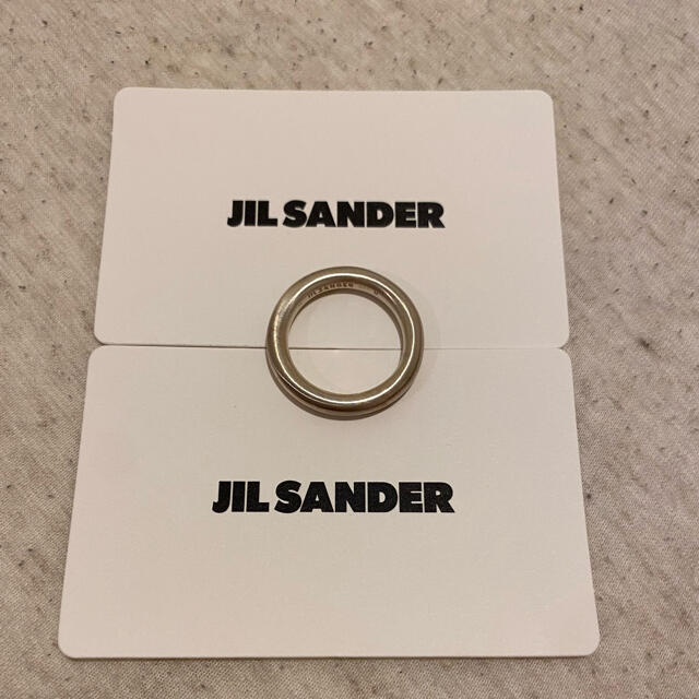 Jil Sander(ジルサンダー)のJIL SANDER シルバークラシックリング　M メンズのアクセサリー(リング(指輪))の商品写真