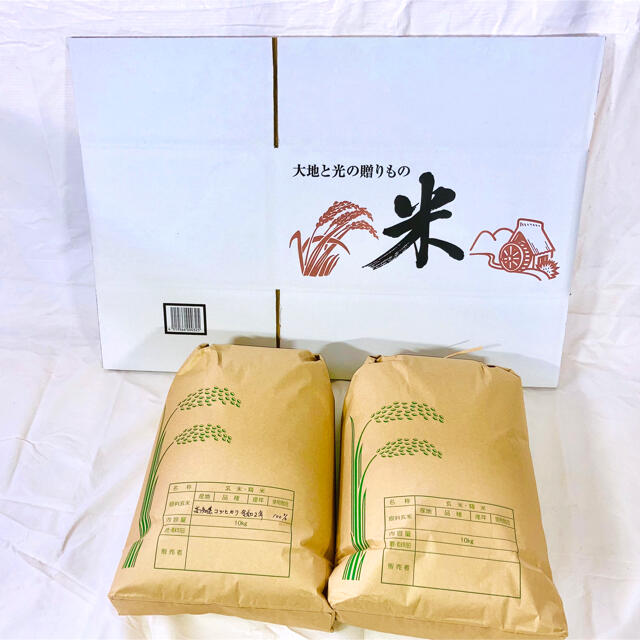 新米！令和3年度 高知県産コシヒカリ 20kg玄米　精米無料! 食品/飲料/酒の食品(米/穀物)の商品写真