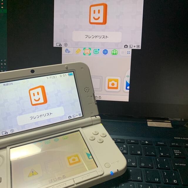 ニンテンドー 3DS LL 本体 ピンク 偽トロ キャプチャー