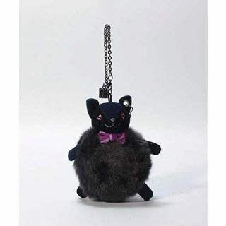 新品 アナスイ グローブホルダー 猫ちゃん ブラック 黒素材ポリエステル