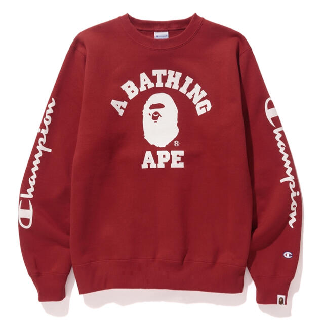 17FW BAPE X CHAMPION COLLEGE CREWNECKXLカラー