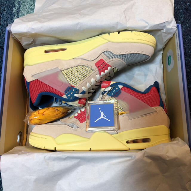 在庫あり/即出荷可】 JORDAN AIR NIKE × UNION - NIKE 4 28.5cm