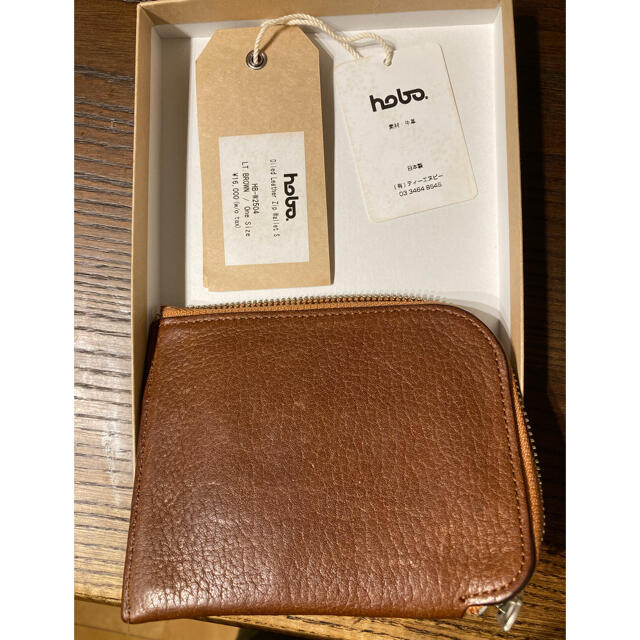 hobo(ホーボー)の最終価格 美品 hobo  オイルドレザー ジップ ウォレット HB-W2504 メンズのファッション小物(折り財布)の商品写真