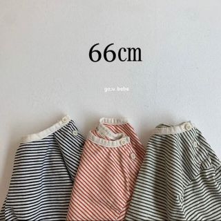 ★韓国子供服★ シンプルおしゃれ　長袖　ボーダーTシャツ　男の子　女の子　春秋冬(シャツ/カットソー)