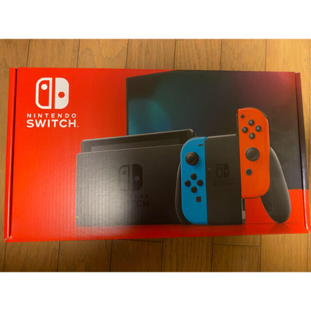 Nintendo Switch(ニンテンドースイッチ)の新品未開封　Nintendo Switch 本体 ネオンブルー ネオンレッド エンタメ/ホビーのゲームソフト/ゲーム機本体(家庭用ゲーム機本体)の商品写真