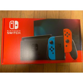 ニンテンドースイッチ(Nintendo Switch)の新品未開封　Nintendo Switch 本体 ネオンブルー ネオンレッド(家庭用ゲーム機本体)