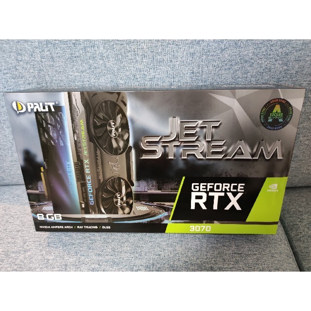 【非LHR】Palit GeForce RTX 3070 JetStreamPCパーツ