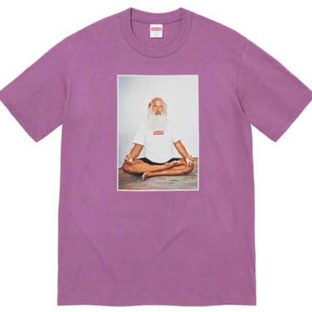 希少S 新品 プラム 21ss Supreme Rick Rubin Tee